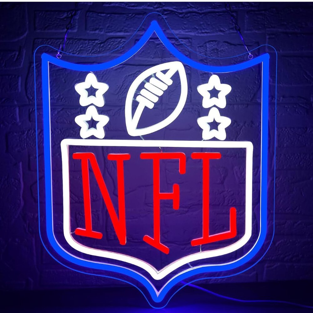 NFL FOOTBALL NEON LED SIGN
